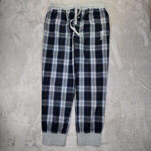 True Grit Pants Mens XXL Flannel Jogger Plaid Drawstring Elastic Waist Stretch